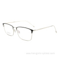 Design Eyewear Half Rim Glasses Beta Semi Titanium Frame Brand Silver Optical Eyeglasses Spectacle